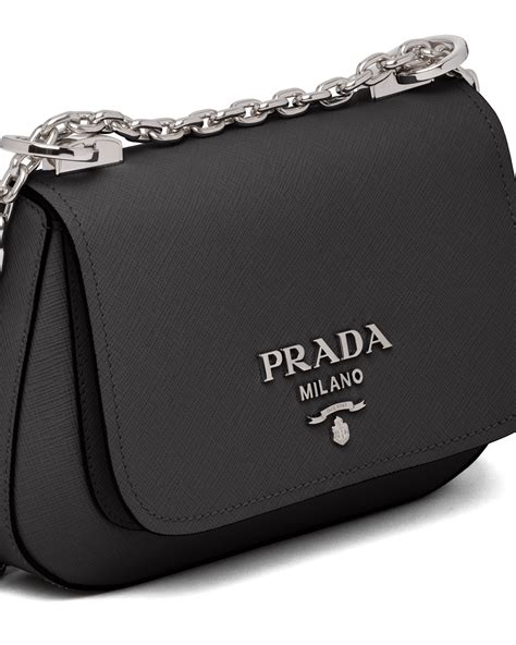 saffiano leather shoulder bag Prada